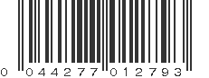 UPC 044277012793