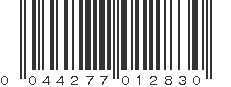 UPC 044277012830