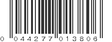 UPC 044277013806