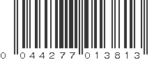 UPC 044277013813