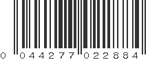 UPC 044277022884