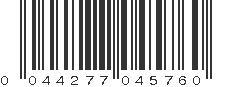 UPC 044277045760