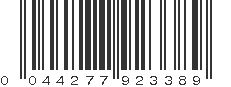 UPC 044277923389