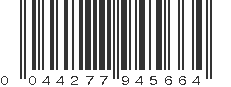 UPC 044277945664