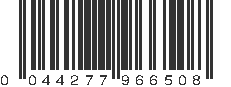 UPC 044277966508