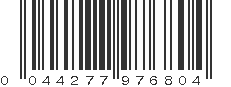 UPC 044277976804