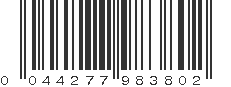 UPC 044277983802