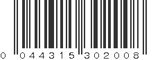 UPC 044315302008