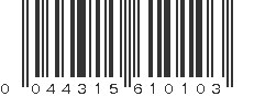 UPC 044315610103