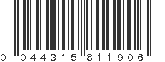 UPC 044315811906