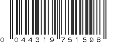 UPC 044319751598