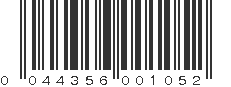 UPC 044356001052