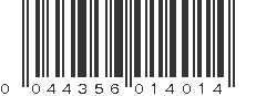 UPC 044356014014