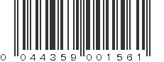 UPC 044359001561