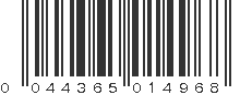 UPC 044365014968