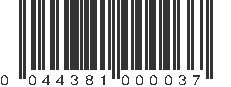 UPC 044381000037