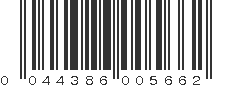 UPC 044386005662