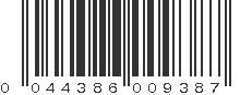 UPC 044386009387