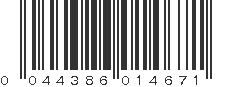 UPC 044386014671