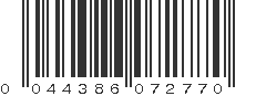 UPC 044386072770