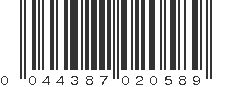 UPC 044387020589