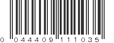 UPC 044409111035