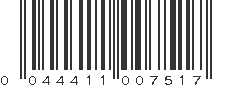 UPC 044411007517