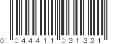 UPC 044411031321