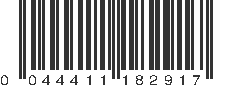 UPC 044411182917