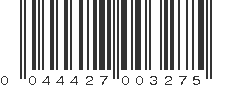 UPC 044427003275