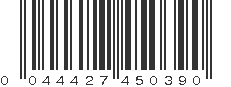 UPC 044427450390