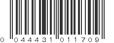 UPC 044431011709