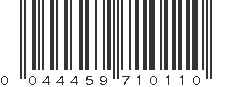 UPC 044459710110