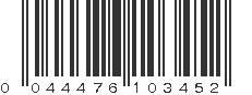 UPC 044476103452