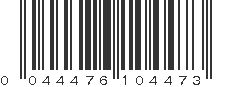 UPC 044476104473