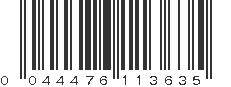 UPC 044476113635