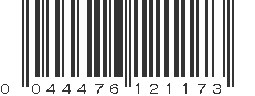 UPC 044476121173