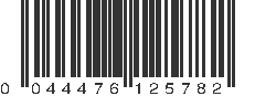 UPC 044476125782