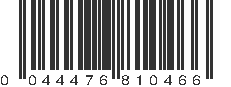 UPC 044476810466