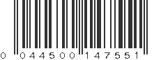 UPC 044500147551