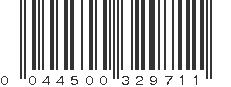 UPC 044500329711