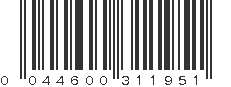 UPC 044600311951