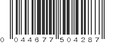 UPC 044677504287