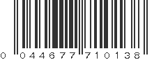 UPC 044677710138