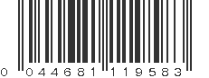 UPC 044681119583