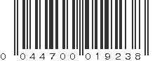 UPC 044700019238