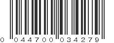 UPC 044700034279