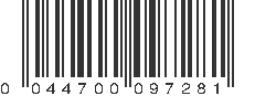 UPC 044700097281