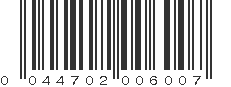 UPC 044702006007