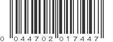 UPC 044702017447